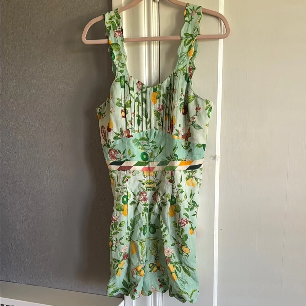 Ranna Gill Floral Shorts Jumper - Green and Yellow BNWT - Picture 3 of 5